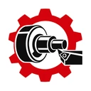 Logotipo de Torneros GDL, taller de torno en Guadalajara